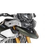 Headlamp guard black with quick release fastener for Triumph Tiger 900 *OFFROAD USE ONLY*