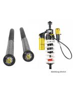 Touratech Suspension Set for Yamaha Tenere 700 (2019-2024), Extreme2 + Cartridge Extreme