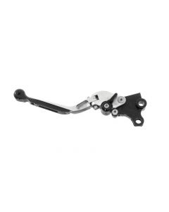 Clutch lever set, silver, for BMW R1200GS/GSA 2010-2012, K1200R/GT, K1200S/R, K1300S/R, K1600GT/GTL (-2016) road legal