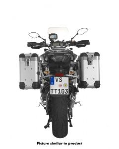 ZEGA Pro aluminium pannier system "And-S" 31/31 litres with stainless steel rack for Yamaha MT-09 Tracer (2015-2017)